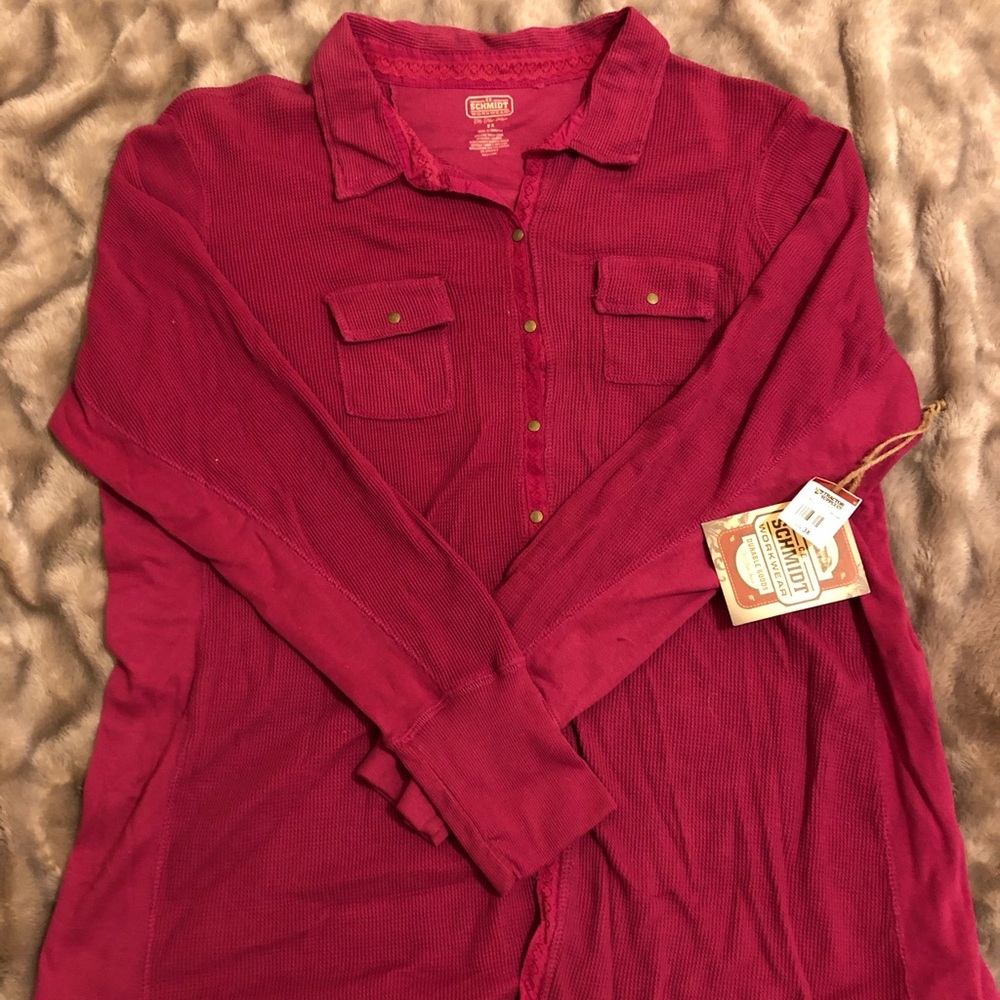 C.E. Schmidt Button Down Shirt, 2X/3X
